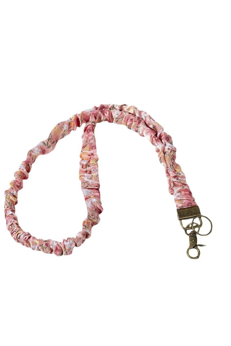 Floral Scrunchie Lanyard