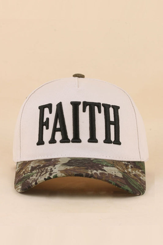 Camo Faith Hat