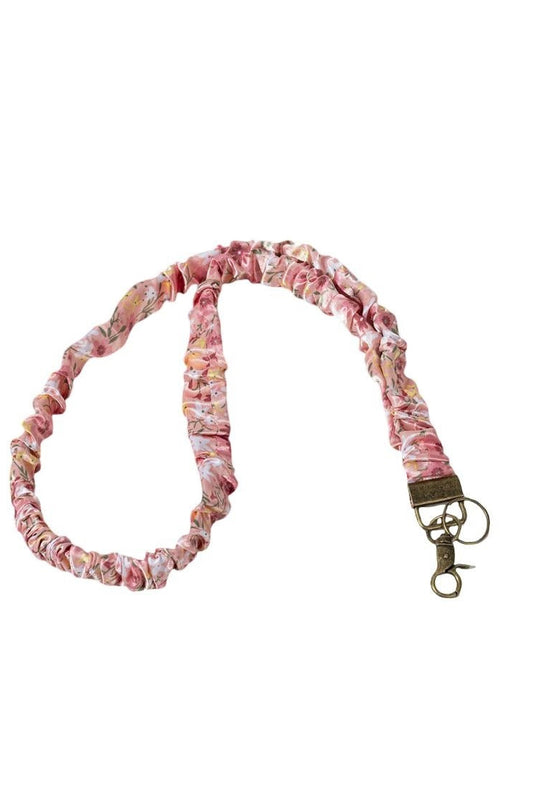 Floral Scrunchie Lanyard