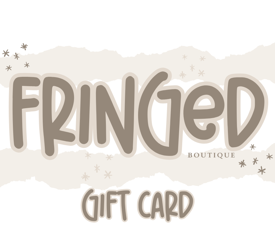 Fringed Gift Card